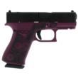 Glock 43X MOS 9mm 3.41" 10-Round Glock And Roses Black Cherry Frame Pistol