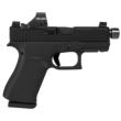 Glock 43X Optic Cut 9mm 3.9" Threaded Barrel 10-Round Shark Puppy Black Pistol w/Holosun 407K