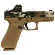 Glock 19X V-Series 9mm 4.02" Ported Barrel 17-Round Camo Pistol w/Holosun 407C X2