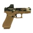 Glock 19X V-Series 9mm 4.02" Quad-Ported Barrel 17-Round Camo Pistol w/Holosun 407C X2