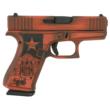 Glock 43X 9mm 3.41" 10-Round Texas Orange Pistol