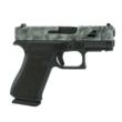 Glock 43X 9mm 3.41" 10-Round Static Stipple/Silver Marble Slide Pistol