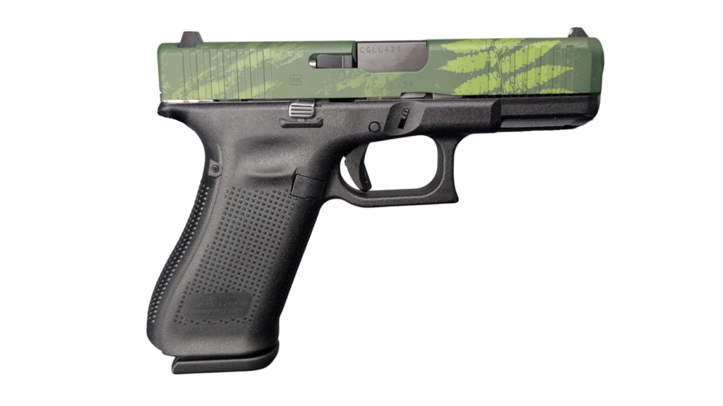 Glock 45 V 9mm 4.02" 17-Round Island Camo Black/Green Pistol