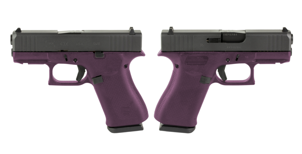 Glock 43X 9mm 3.41" 10-Round Black Cherry Pistol