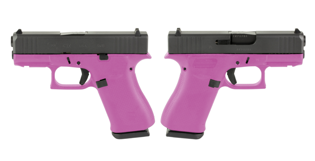 Glock 43X 9mm 3.41" 10-Round Hot Pink Pistol