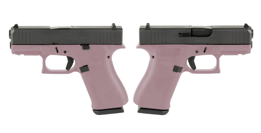Glock 43X 9mm 3.41" 10-Round Rose Gold Pistol