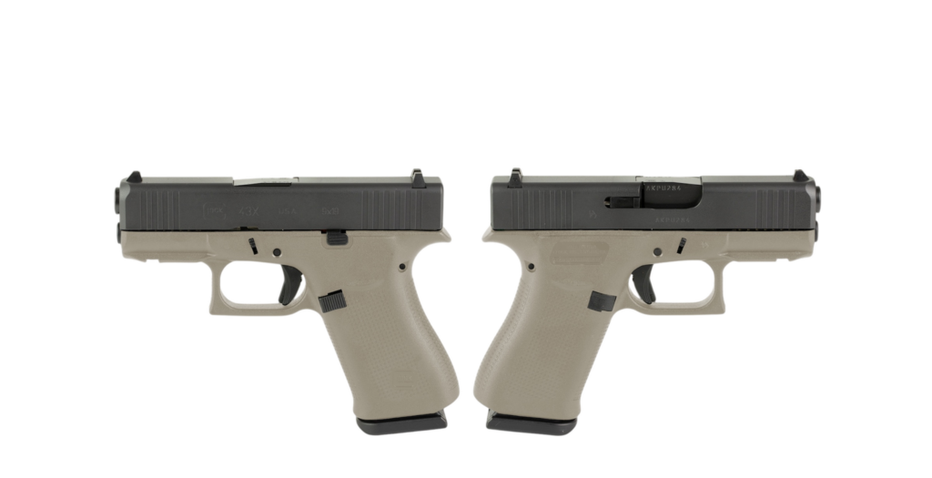 Glock 43X 9mm 3.41" 10-Round McMillan Tan Pistol