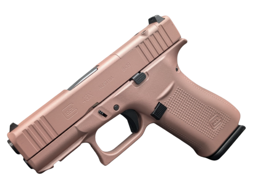 Glock 43X MOS 9mm 3.39" 10-Round Rose Gold Pistol