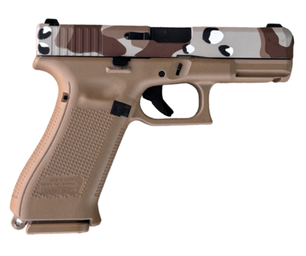 Glock 19X Gen5 9mm 4.02" 17-Round Chocolate Chip Camo Pistol