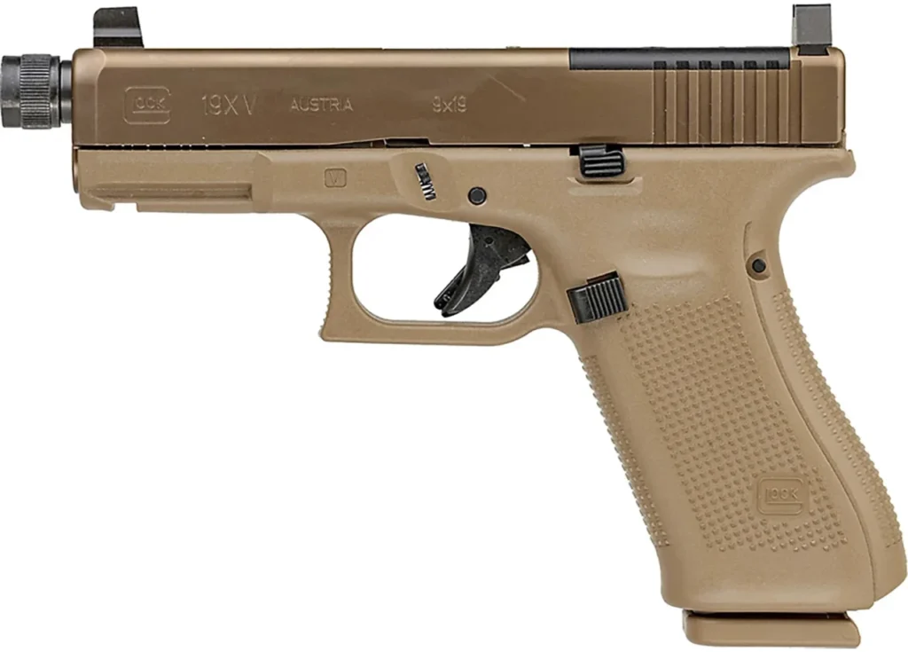Glock 19X V-Series 9mm 4.6" Threaded Barrel 19-Round MOS Ameriglo Pistol