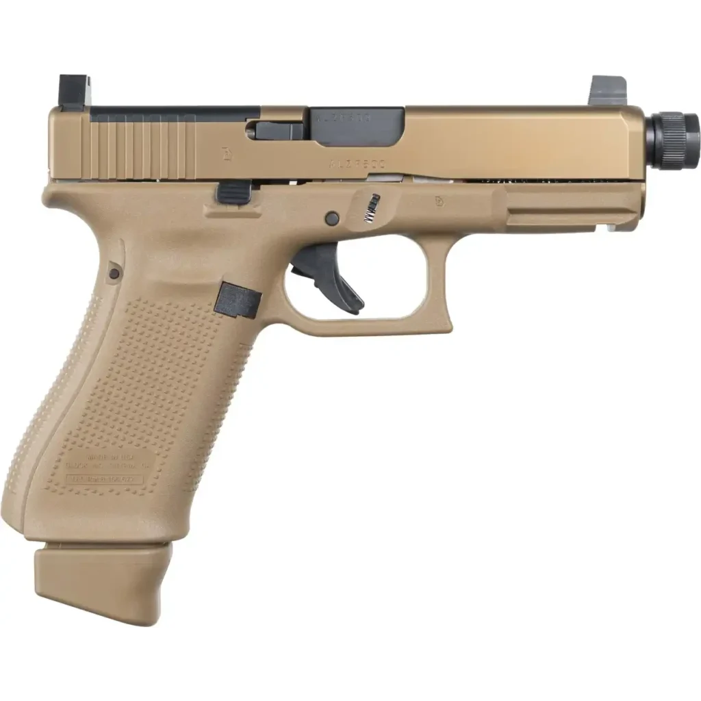 Glock 19X V-Series 9mm 4.6" Threaded Barrel 19-Round MOS Ameriglo Dark Earth Pistol