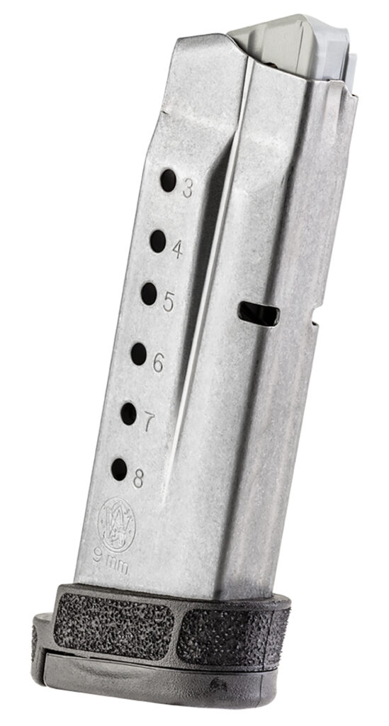Smith & Wesson M&P9 Shield M2.0 9mm 8-Round Magazine, Finger Rest