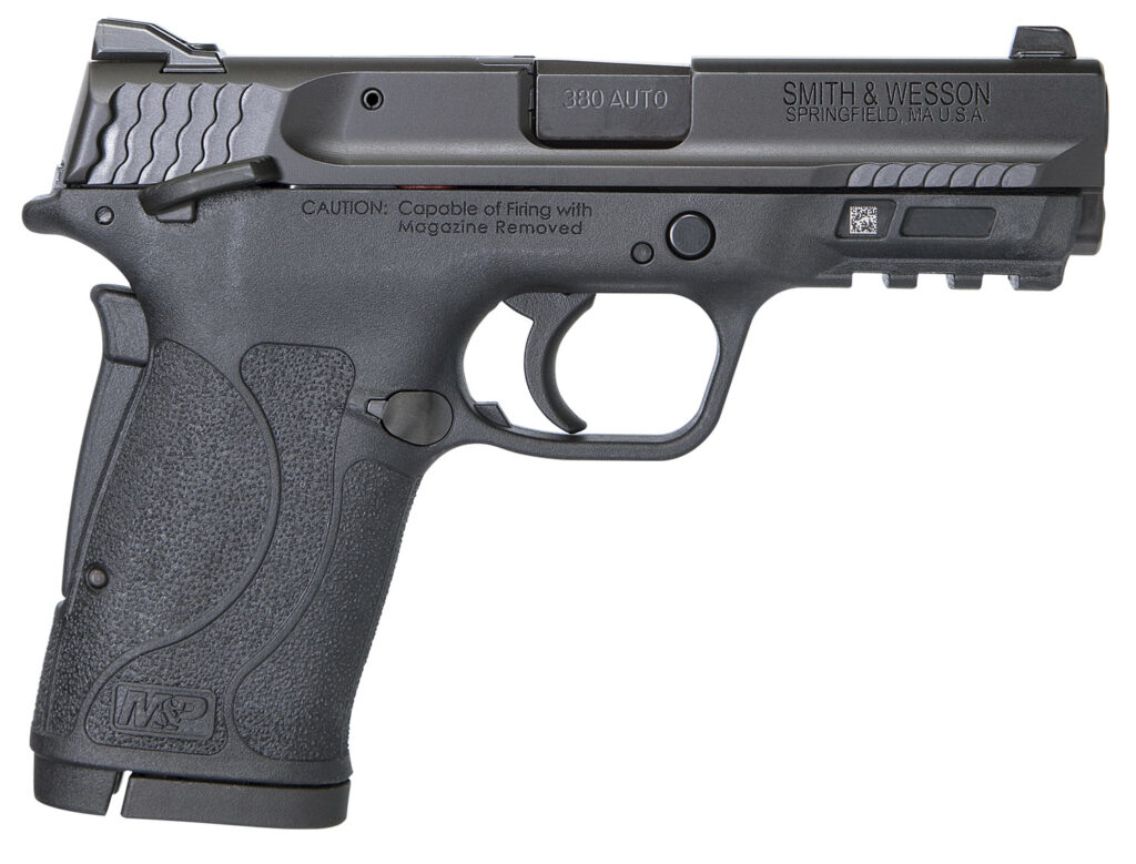 Smith & Wesson M&P380 Shield EZ M2.0, .380 ACP Pistol, 3.67" Barrel, Black, Thumb Safety, 8+1 Capacity