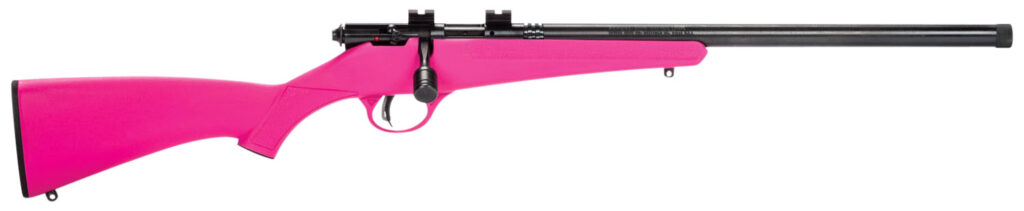 Savage Arms Rascal Flv-Sr .22 LR Rifle, 16.12" Barrel, Pink/Purple/Blued
