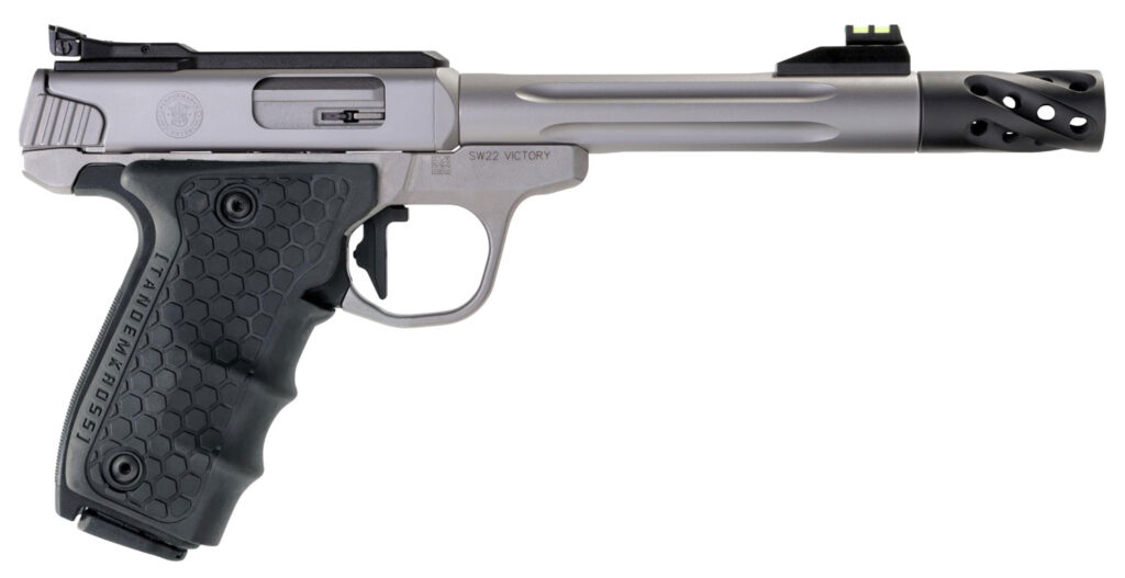 Smith & Wesson Performance Center SW22 Victory, .22 LR Pistol, 6" Barrel, Stainless, Fluted Barrel, 10+1 Capacity