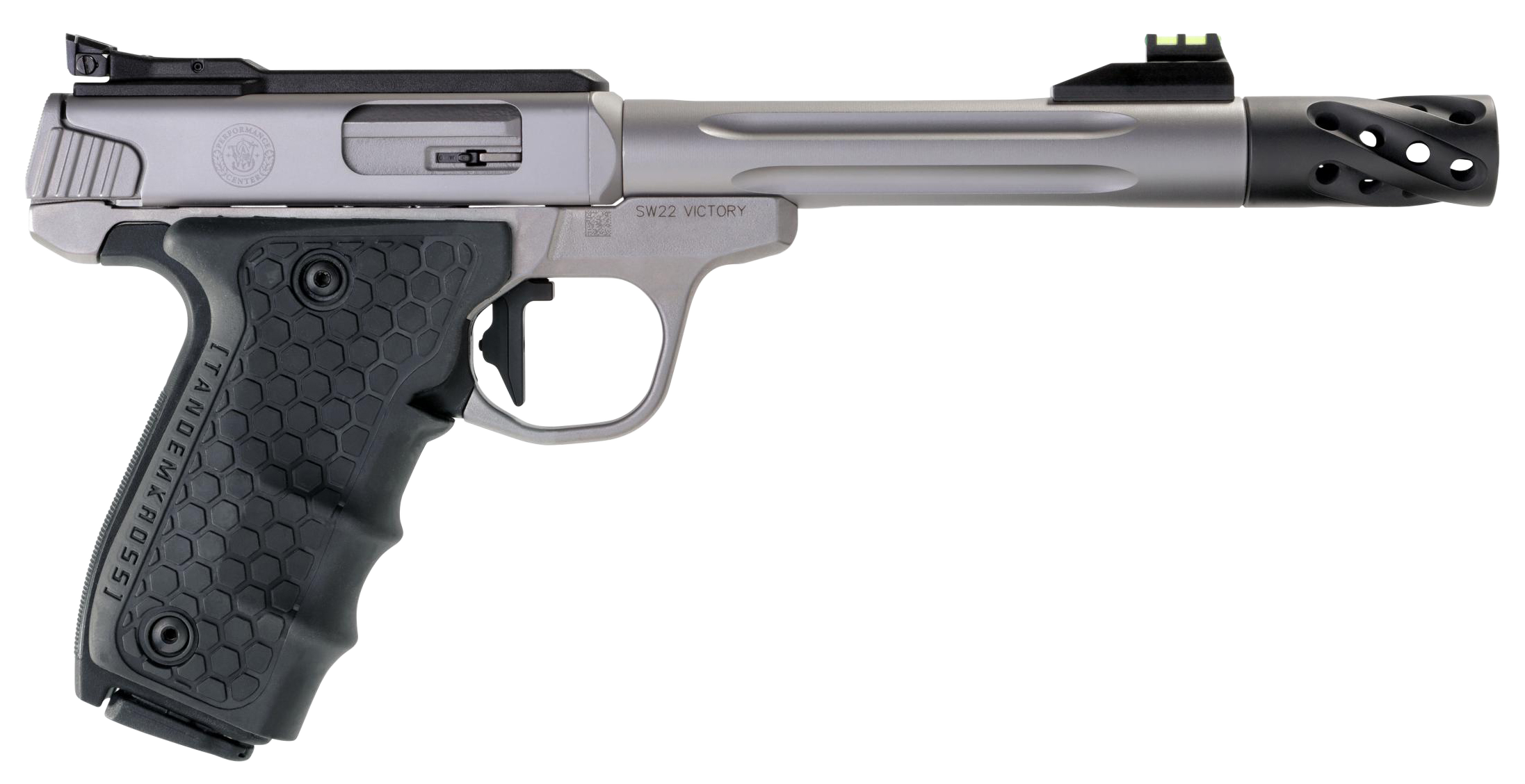 Smith & Wesson Performance Center SW22 Victory, .22 LR Pistol, 6" Barrel, Stainless, Fluted Barrel, 10+1 Capacity