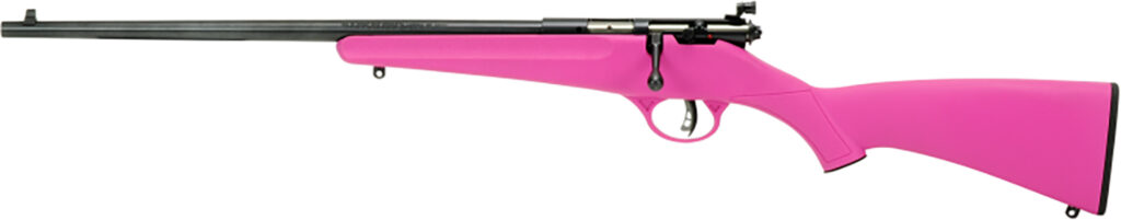 Savage Arms Rascal Left-Hand .22 LR Rifle, 16.13" Barrel, Pink Synthetic