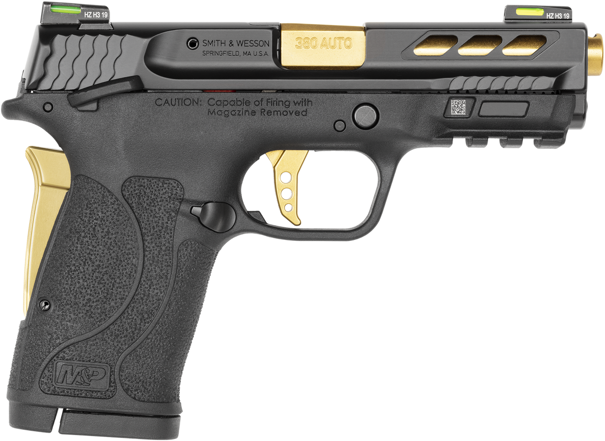 Smith & Wesson Performance Center M&P380 Shield EZ, .380 ACP Pistol, 3.8" Barrel, Matte Black, 8+1 Capacity