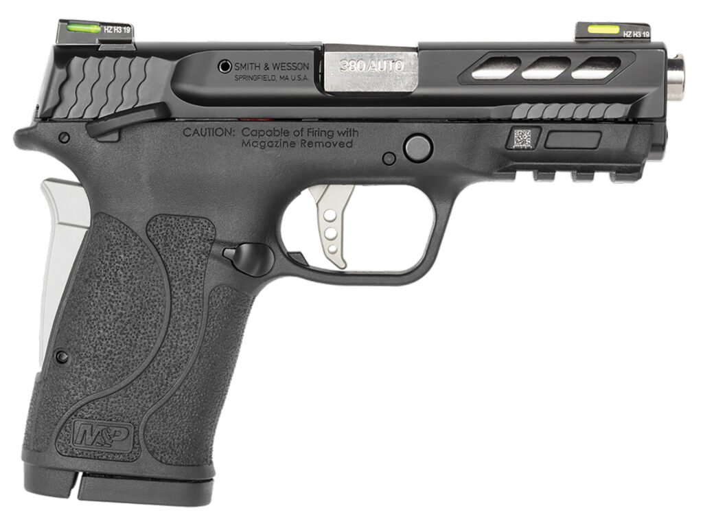 Smith & Wesson Performance Center M&P380 Shield EZ, .380 ACP Pistol, 3.8" Barrel, Silver, 8+1 Capacity
