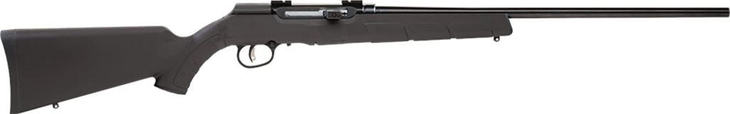 Savage Arms A Series Magnum .17 HM2 Rifle, 20" Barrel, Black Synthetic Stock