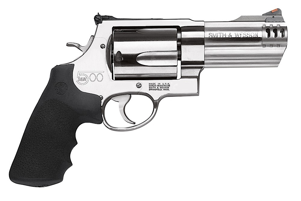 Smith & Wesson Model 500, .500 S&W Magnum Revolver, 4" Barrel, Stainless, 5-Round Capacity