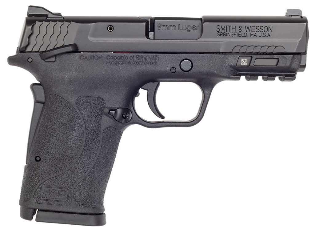 Smith & Wesson M&P9 Shield EZ M2.0, 9mm Pistol, 3.67" Barrel, Black, Thumb Safety, 8+1 Capacity