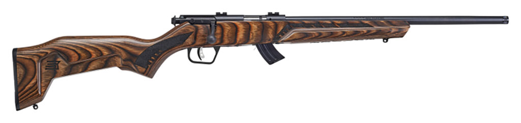 Savage Arms Mark 2 Minimalist .22 LR Rifle, 18" Barrel, Minimalist Brown Laminate