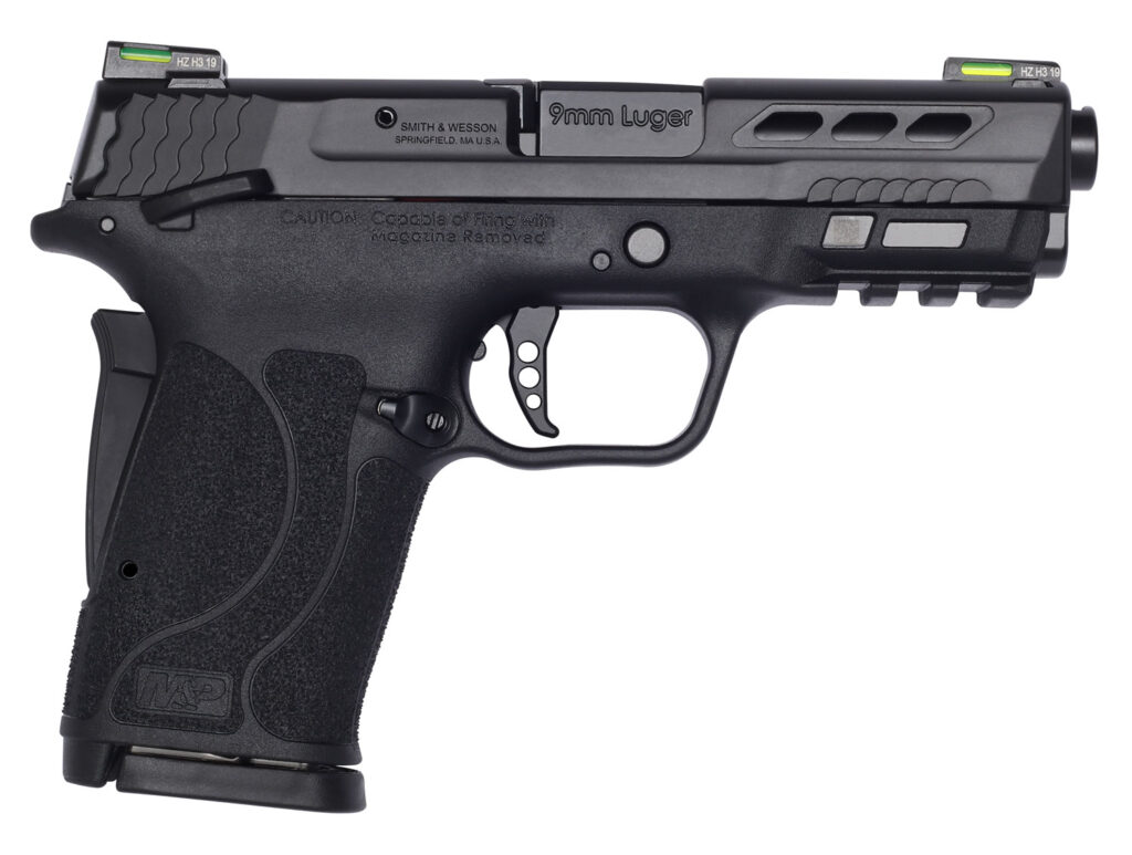 Smith & Wesson Performance Center M&P9 Shield EZ M2.0, 9mm Pistol, 3.8" Barrel, Black, Thumb Safety, 8+1 Capacity