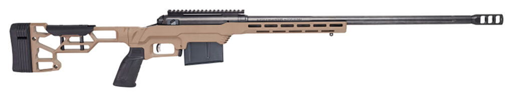 Savage Arms 110 Precision Left-Hand .308 Win Rifle, 24" Barrel, FDE MDT Adjustable LSS XL Chassis