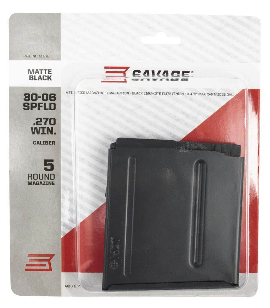 Savage Arms Axis 2 Precision Magazine, .270 Win/.30-06 Sprg, 5-Round, Black