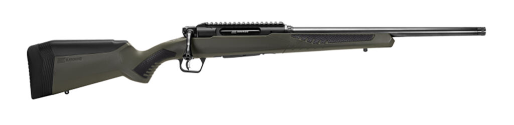 Savage Arms Impulse Hog Hunter .300 Win Mag Rifle, 24" Barrel, Green Accustock