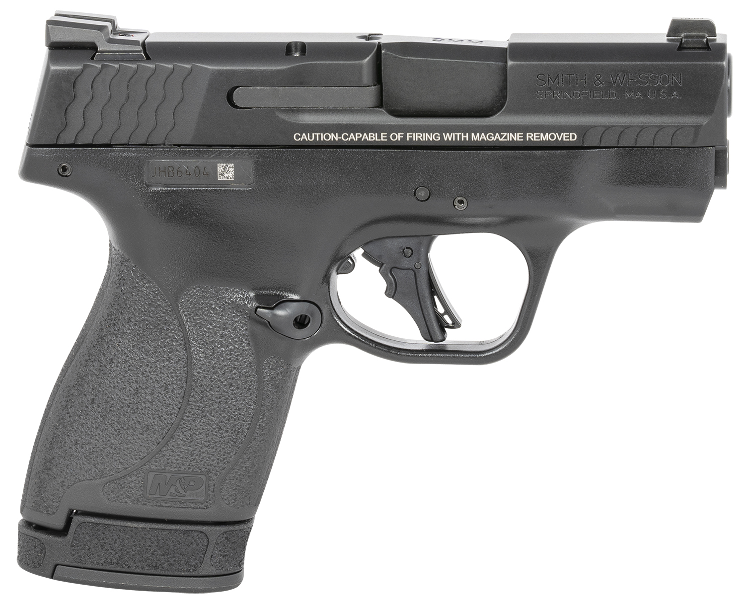 Smith & Wesson M&P9 Shield Plus, 9mm Pistol, 3.1" Barrel, Black, No Thumb Safety, Night Sights, 13+1 Capacity
