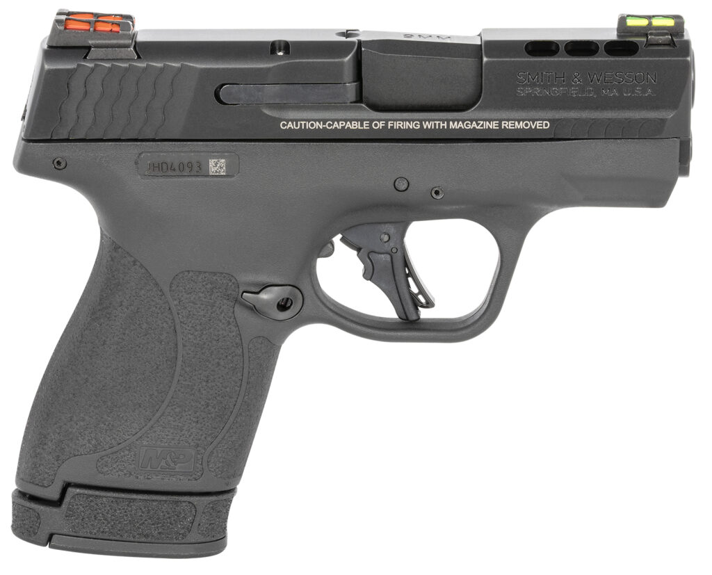 Smith & Wesson Performance Center M&P9 Shield Plus, 9mm Pistol, 3.1" Barrel, Black, Thumb Safety, 13+1 Capacity