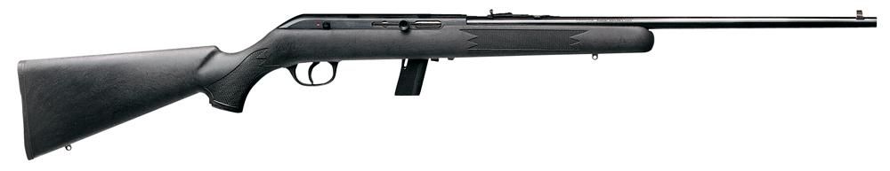 Savage Arms 64 F .22 LR Rifle, 21" Barrel, Black Synthetic Stock