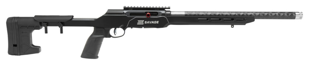 Savage Arms A22 Precision Lite .22 LR Rifle, 18" Barrel, Custom 1 Piece MDT Chassis/Adj. LOP & Comb