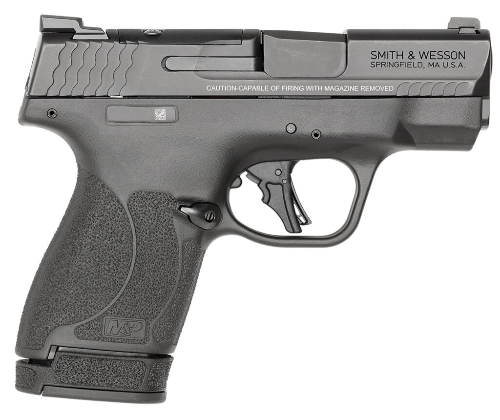 Smith & Wesson M&P9 Shield Plus, 9mm Pistol, 3.1" Barrel, Black, No Thumb Safety, Optics Ready, Night Sights, 13+1 Capacity