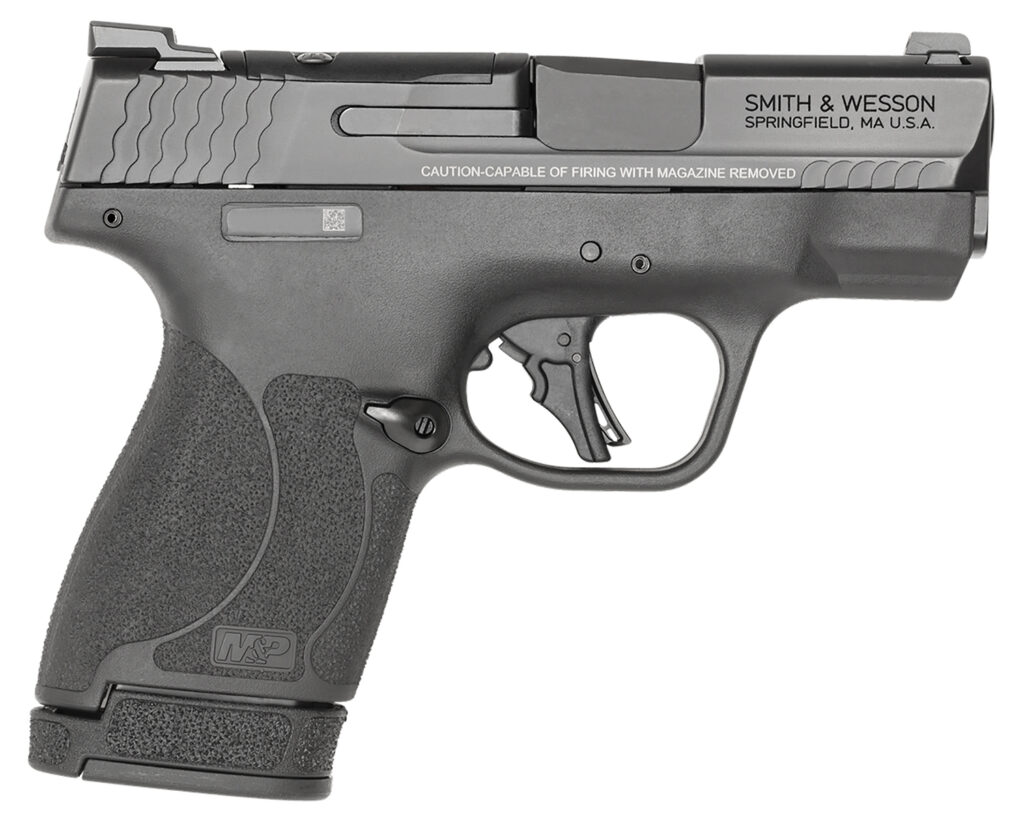 Smith & Wesson M&P9 Shield Plus, 9mm Pistol, 3.1" Barrel, Black, Thumb Safety, Optics Ready, Night Sights, 13+1 Capacity