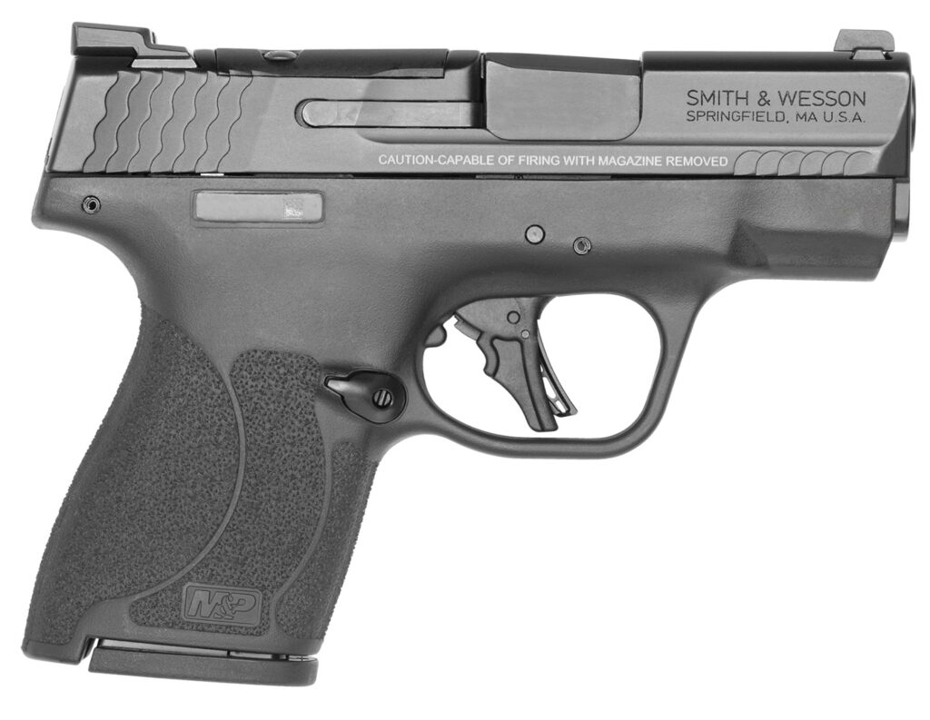 Smith & Wesson M&P9 Shield Plus, 9mm Pistol, 3.1" Barrel, Black, No Thumb Safety, Optics Ready, Night Sights, 10+1 Capacity