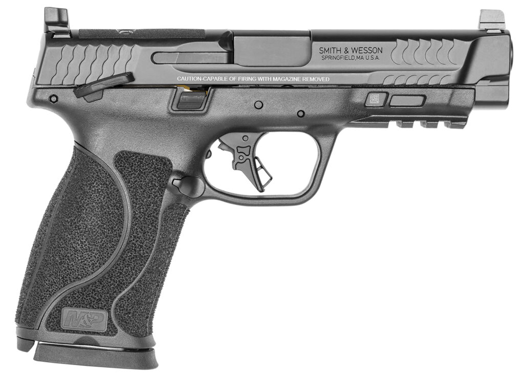 Smith & Wesson M&P10 M2.0, 10mm Pistol, 4.6" Barrel, Matte Black, Thumb Safety, 15+1 Capacity
