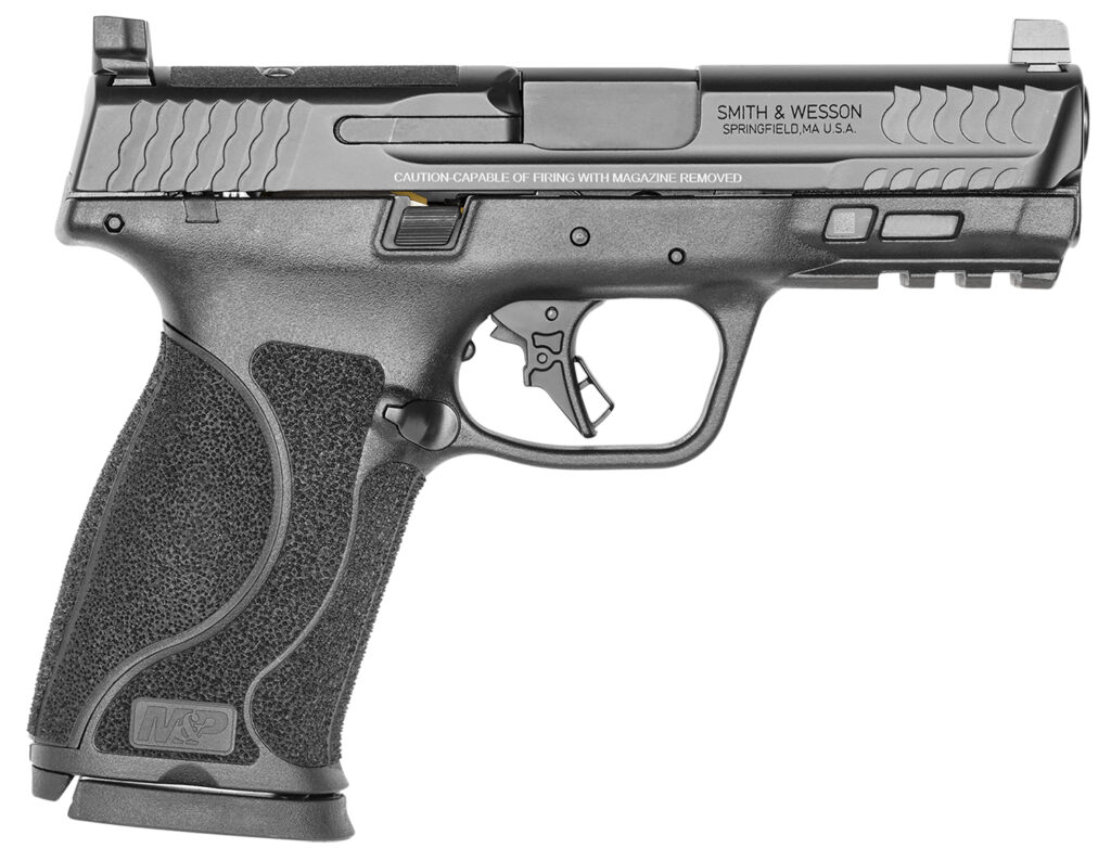 Smith & Wesson M&P10 M2.0, 10mm Pistol, 4" Barrel, Black, No Thumb Safety, 15+1 Capacity