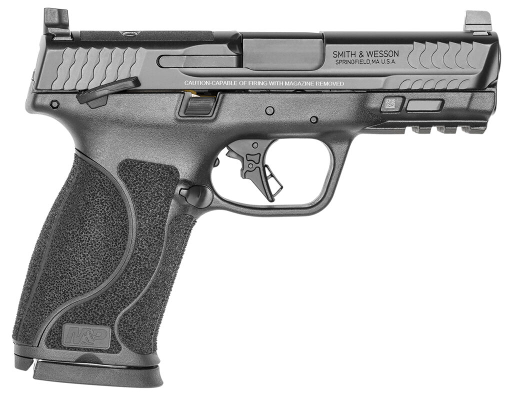 Smith & Wesson M&P10 M2.0, 10mm Pistol, 4" Barrel, Armornite, Thumb Safety, 15+1 Capacity