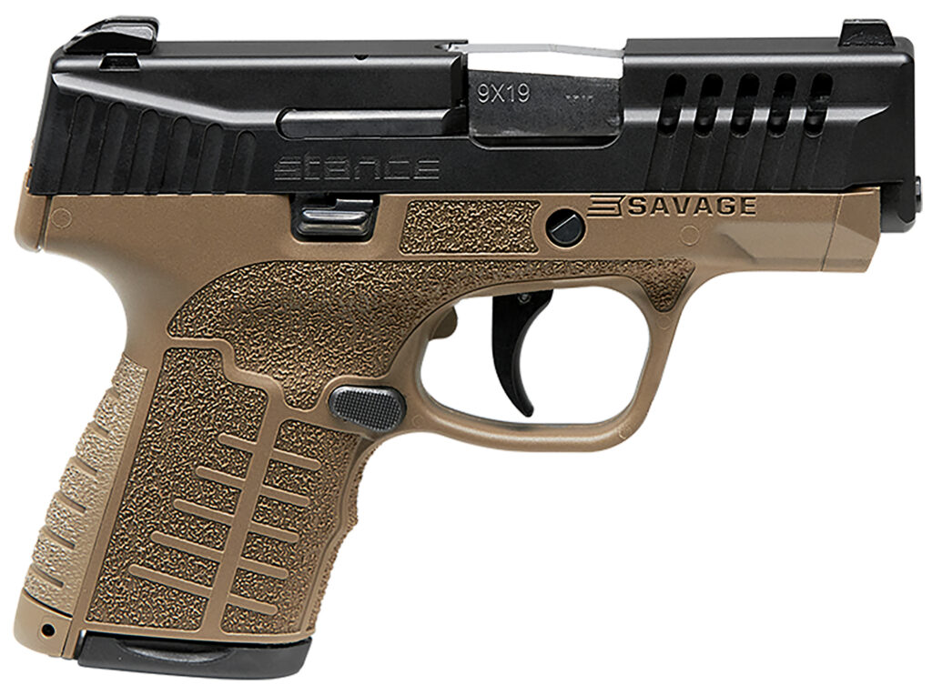 Savage Arms Stance 9mm Luger Pistol, 3.2" Barrel, FDE