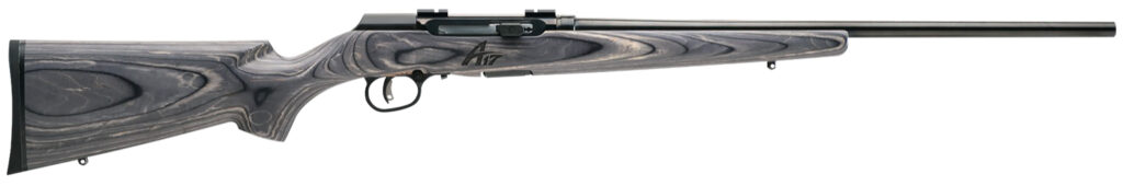 Savage Arms A17 Sporter .17 WSM Rifle, 22" Barrel, Gray Laminate Sporter