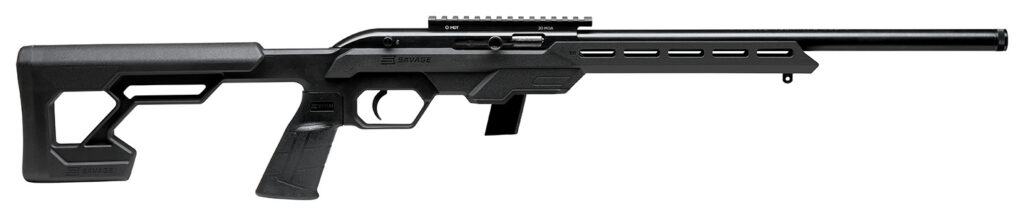 Savage Arms 64 Precision .22 LR Rifle, 16.5" Barrel, Black Chassis