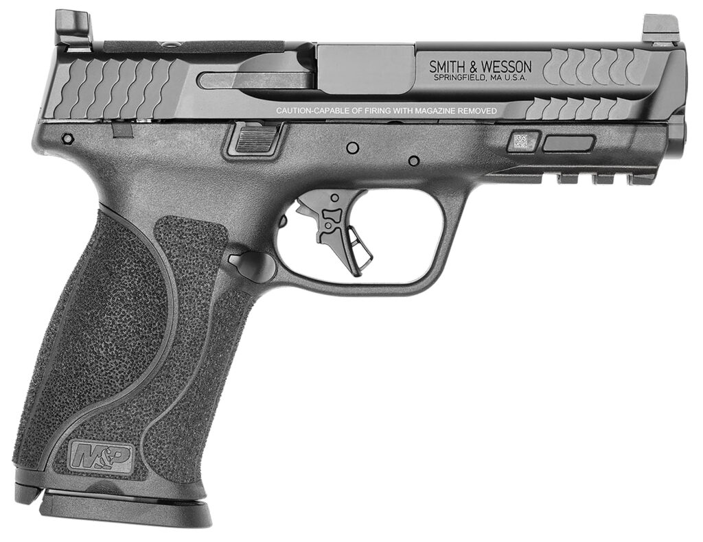 Smith & Wesson M&P9 M2.0, 9mm Pistol, 4.25" Barrel, Black, No Thumb Safety, 17+1 Capacity
