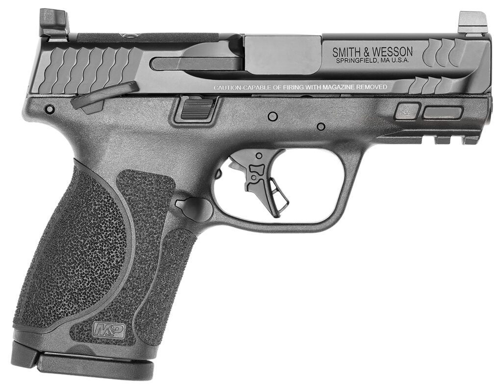 Smith & Wesson M&P9 M2.0, 9mm Pistol, 3.6" Barrel, Black, Thumb Safety, 15+1 Capacity