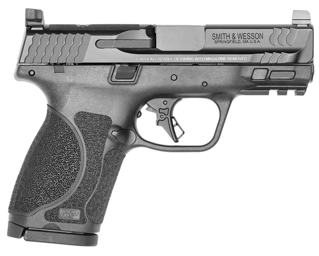 Smith & Wesson M&P9 M2.0, 9mm Pistol, 3.6" Barrel, Black, No Thumb Safety, 15+1 Capacity