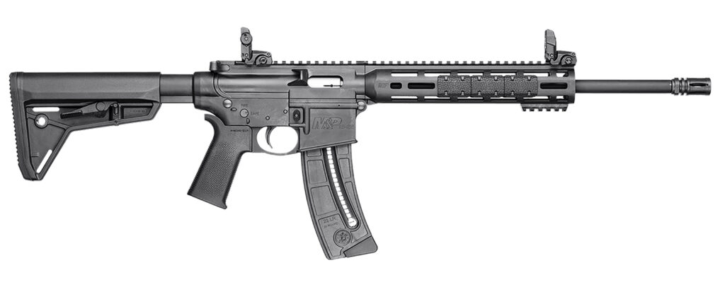 Smith & Wesson M&P15-22 Sport MOE SL, .22 LR Rifle, 16.5" Barrel, Black, 25+1 Capacity