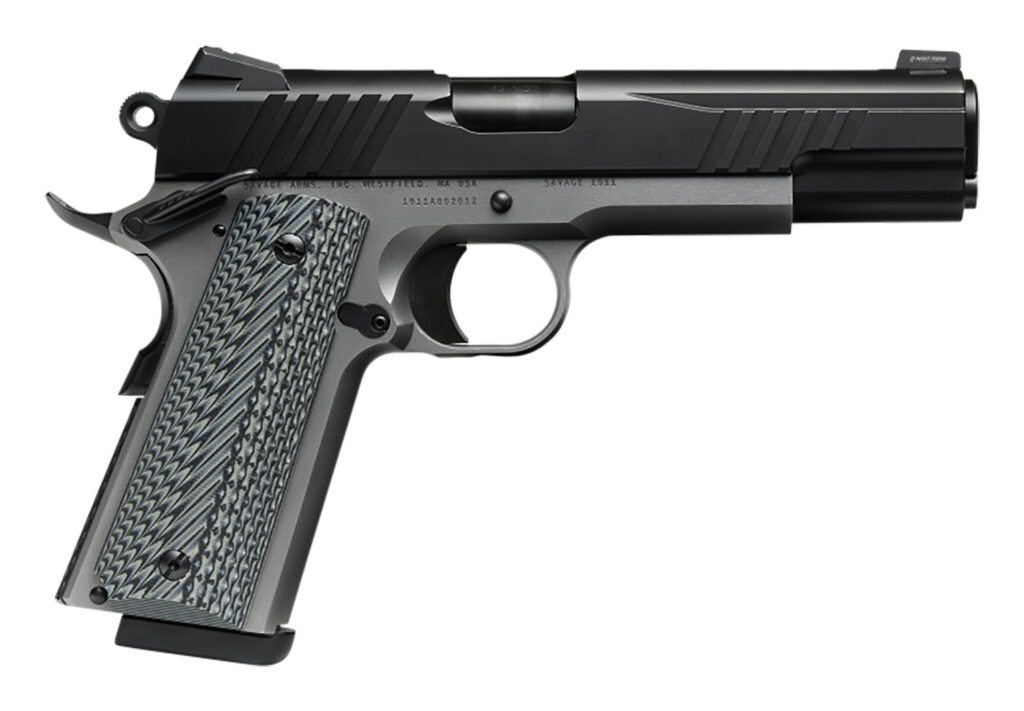 Savage Arms 1911 Government .45 ACP Pistol, 5" Barrel, Black/Stainless