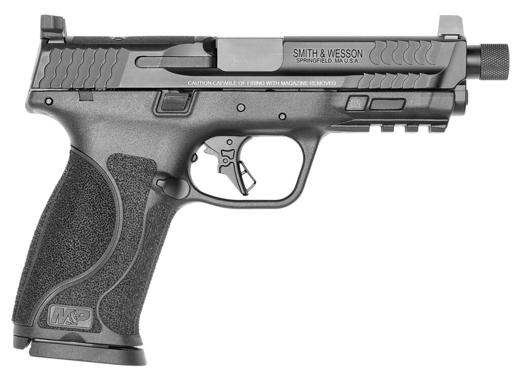 Smith & Wesson M&P9 M2.0, 9mm Pistol, 4.62" Barrel, Black, No Thumb Safety, 17+1 Capacity